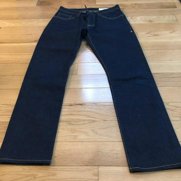 Imogene and Willie Men's 29 Barton Slim Dark Wash Straight Cut Made in USA - Picture 2 of 9